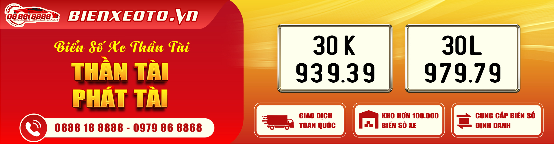 BIỂN SỐ XE THẦN TÀI
